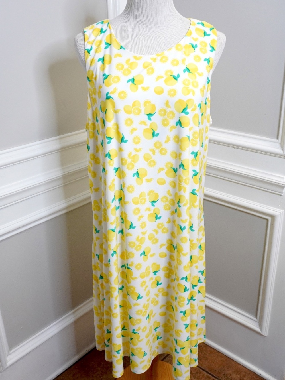 Pappagallo "When Life Gives You Lemons" swing dress, Size XL